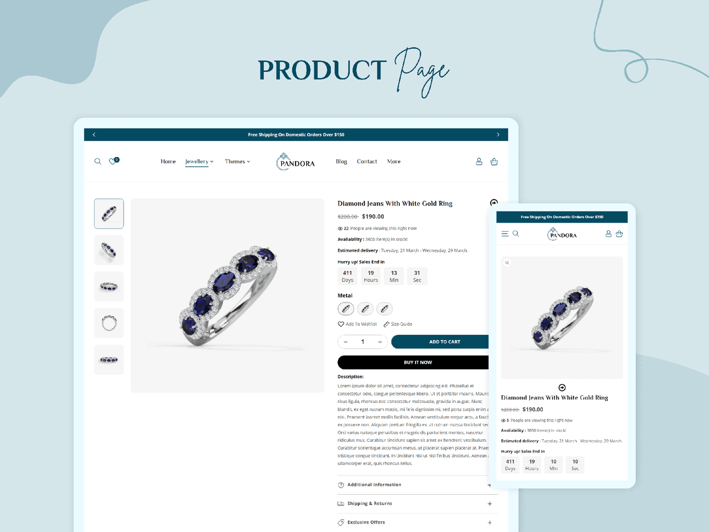 Tormeti - Shopify Jewelry Store | Shopify 2.0 Theme