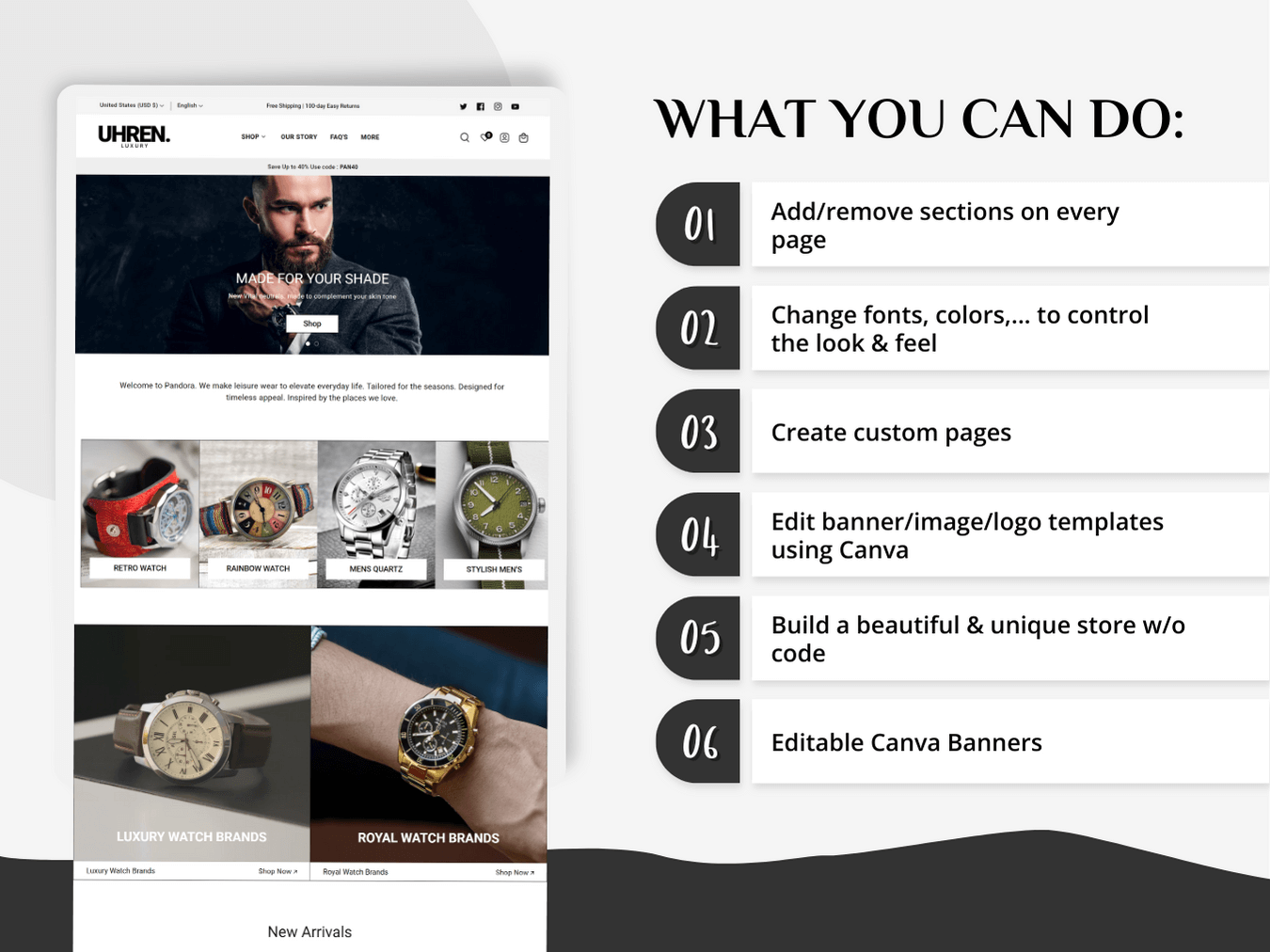 Luxe Luxuries - Premium Watch Store | Shopify 2.0 Theme