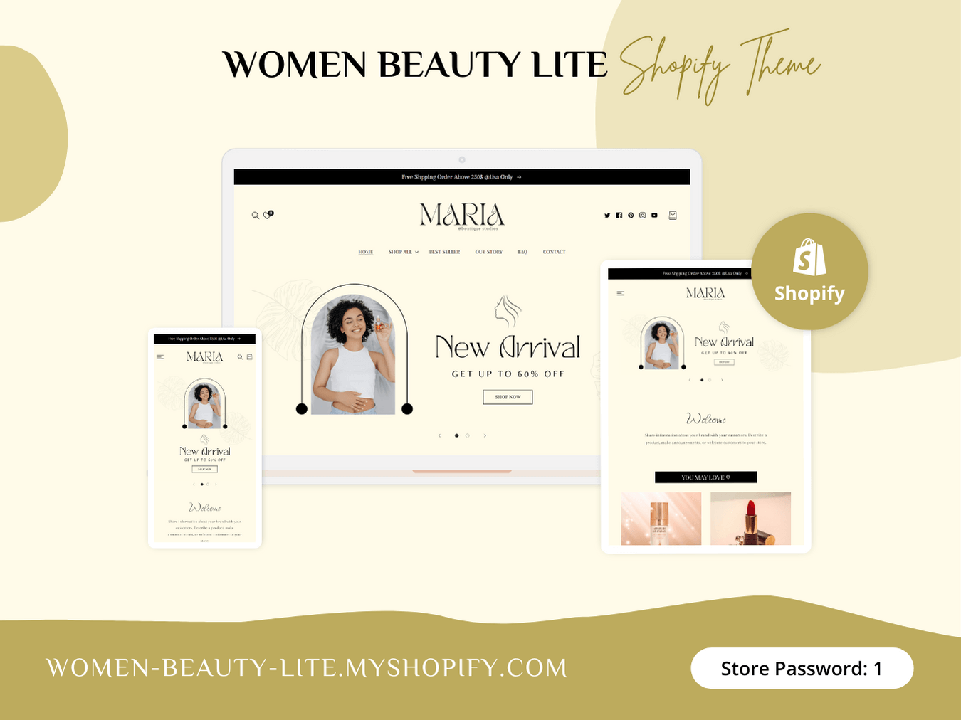 Beautiva - Premium Women Beauty Store | Shopify 2.0 Theme